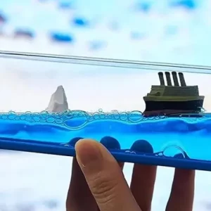 Unique Liquid Wave Cruise Ship Decoration,Titanic,Cruise Ship That No Longer Sinks, for Car Dashboard Decorative Showpiece/Idol, Paperweight, Home Decor Decoration & Gifting Purpose