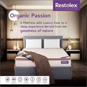 6/7 Feet Premium Quality Deluxe Mattress Topper white colour